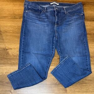 Levi’s 311 Shaping Skinny Capri Whisker Faded Women’s 34 Reg Wash